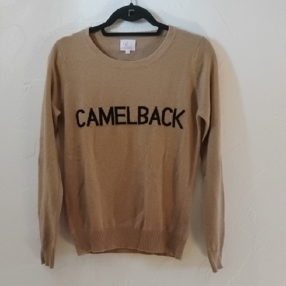 Pink Pineapple Sweaters - New Pink Pineapple Camelback Ski Resort Cashmere Sweater Sz S